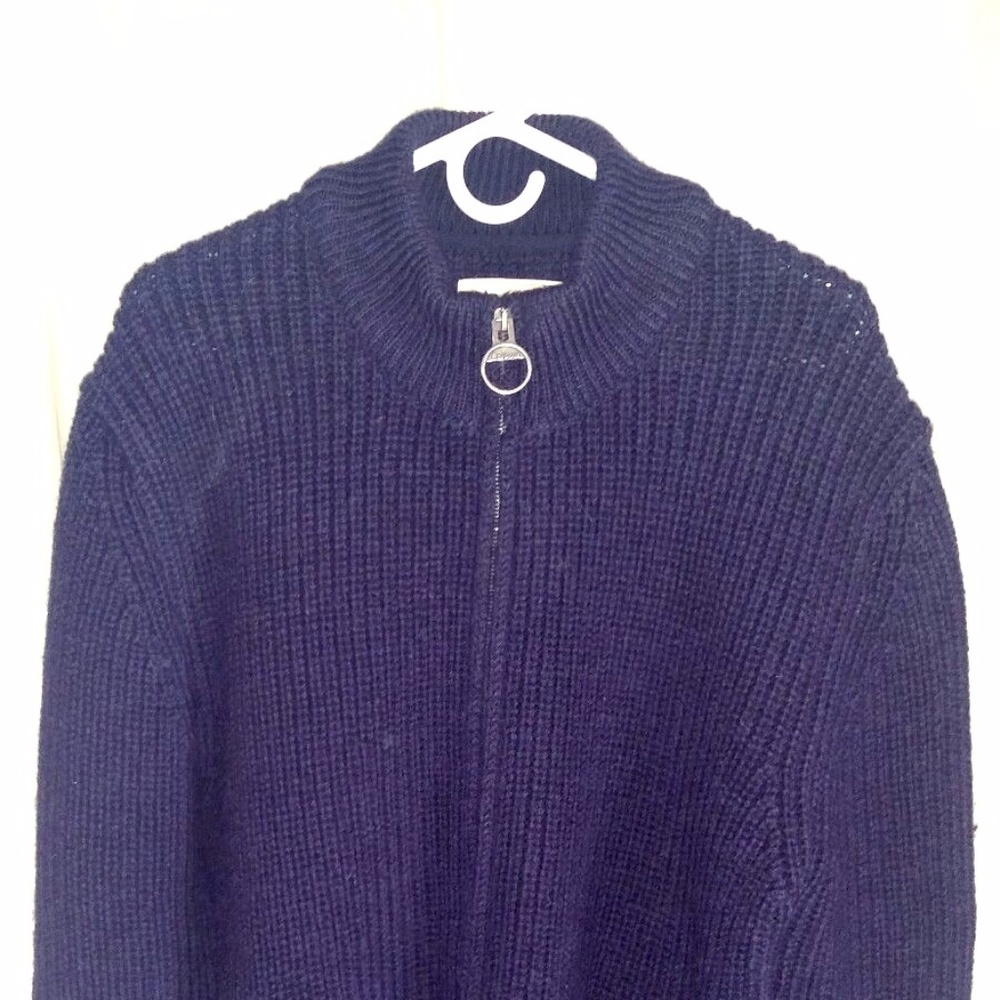 Barbour Tyne Fullzip Shetland Wool Sweater XL